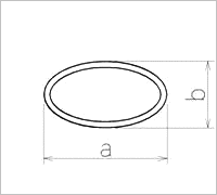 楕円パイプ(Aタイプ)
