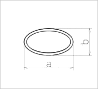 楕円パイプ(Bタイプ)