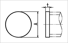 丸座金(フタ)